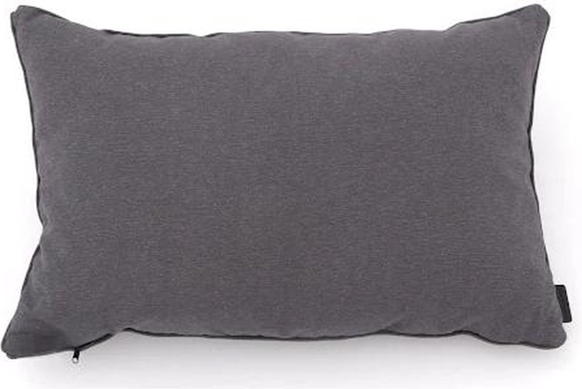 Madison Loungekussen in grijs, 54x37 cm, met een stijlvolle ontwerp voor comfortabele loungesfeer.
