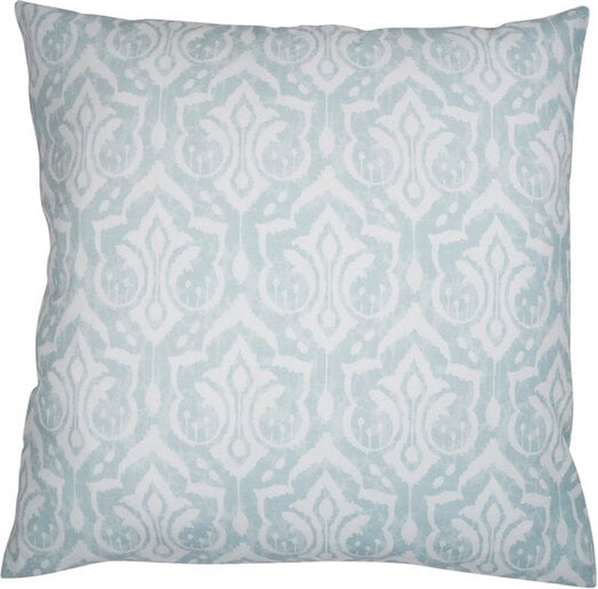 Linen & More Ikat Kussen | 45 X 45 | Sierkussen Voor Woonkamer Of Slaapkamer Blauw