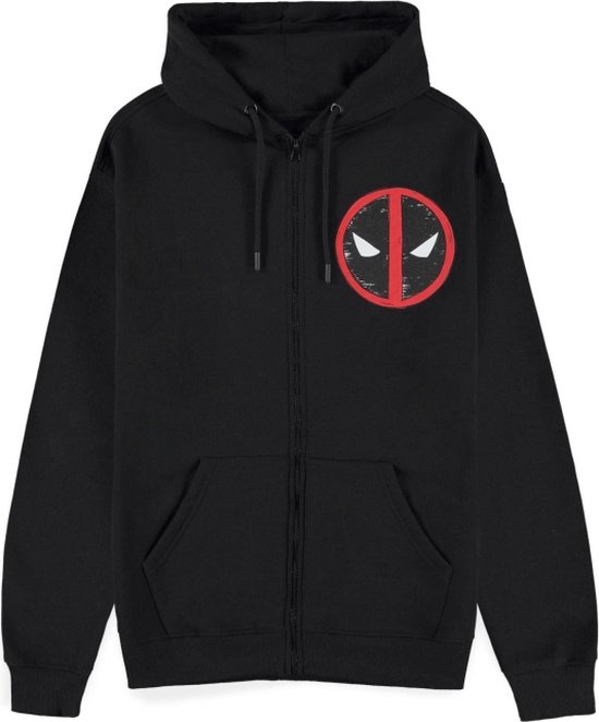 Foto: Marvel deadpool family portrait vest met capuchon s zwart