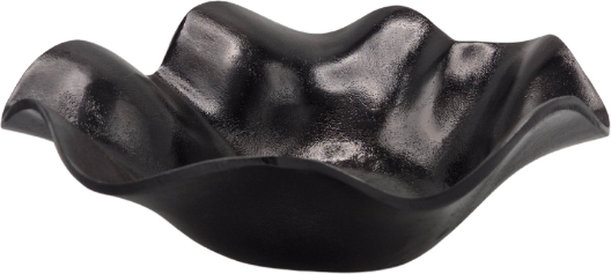 Deco4yourhome® - Fruitschaal - Schaal - 33cm - Zwart - Black
