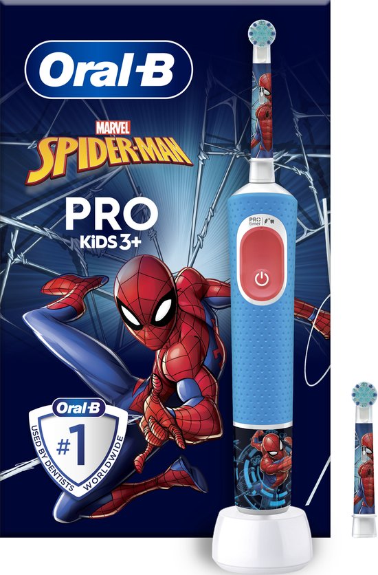 Oral-B Pro Kids Elektrische Tandenborstel met Spider-Man - Oral-B - €32,39
