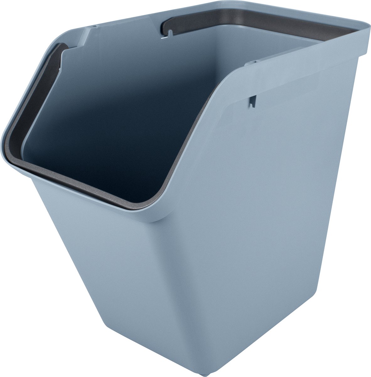 Goedkoopste Sunware Sigma Home sorteer bak - afvalbak - blauw - stapelbaar - 40L - 49 x 27 x 45 cm - met handgrepen