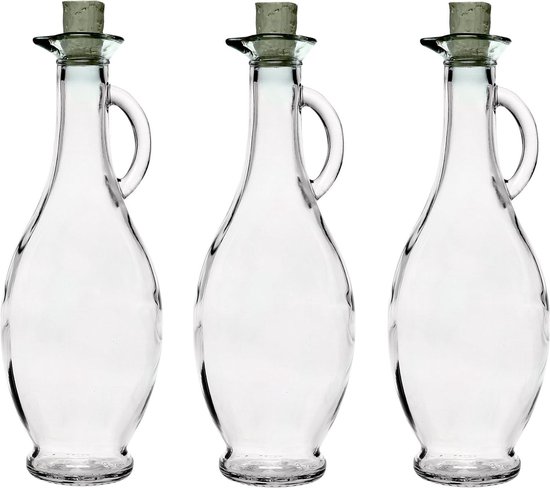 350 ml glazen fles Galileo met houten kurk UNiTWIST® | Glasflessen
