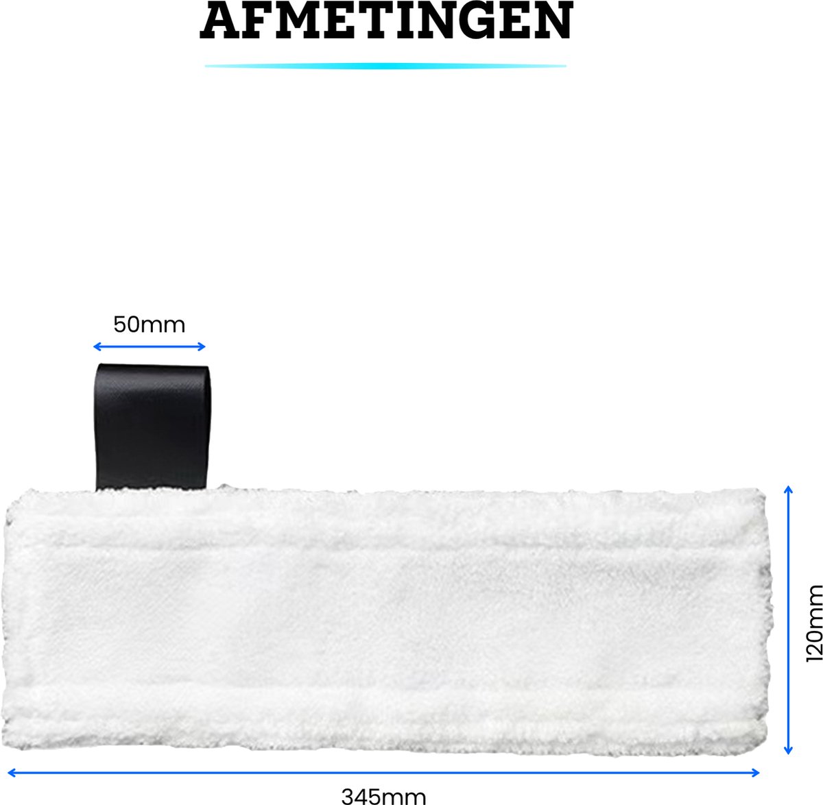 Accessoires Set Geschikt Voor Kärcher Easyfix SC2, SC3, SC4 & SC5 - Stoomreinigeraccessoires - Vervangende Microvezeldoekjes - Mop Pad Dweil – foto 2