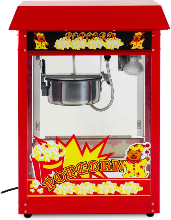 HCB® - Professionele Luxe Popcorn machine - 230V - Popcornmachine - Rood - Horeca Popcornmaker - 15.5 kg - 6247 — afbeelding 5
