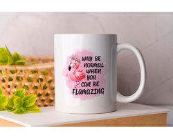 Mok Why be normal when you can - Flamingo - LaughOutLoud - LOL - Funny - SillyMoments - HumorGoals - LachenGeblazen - GrappigeMomenten - LeukeVibes