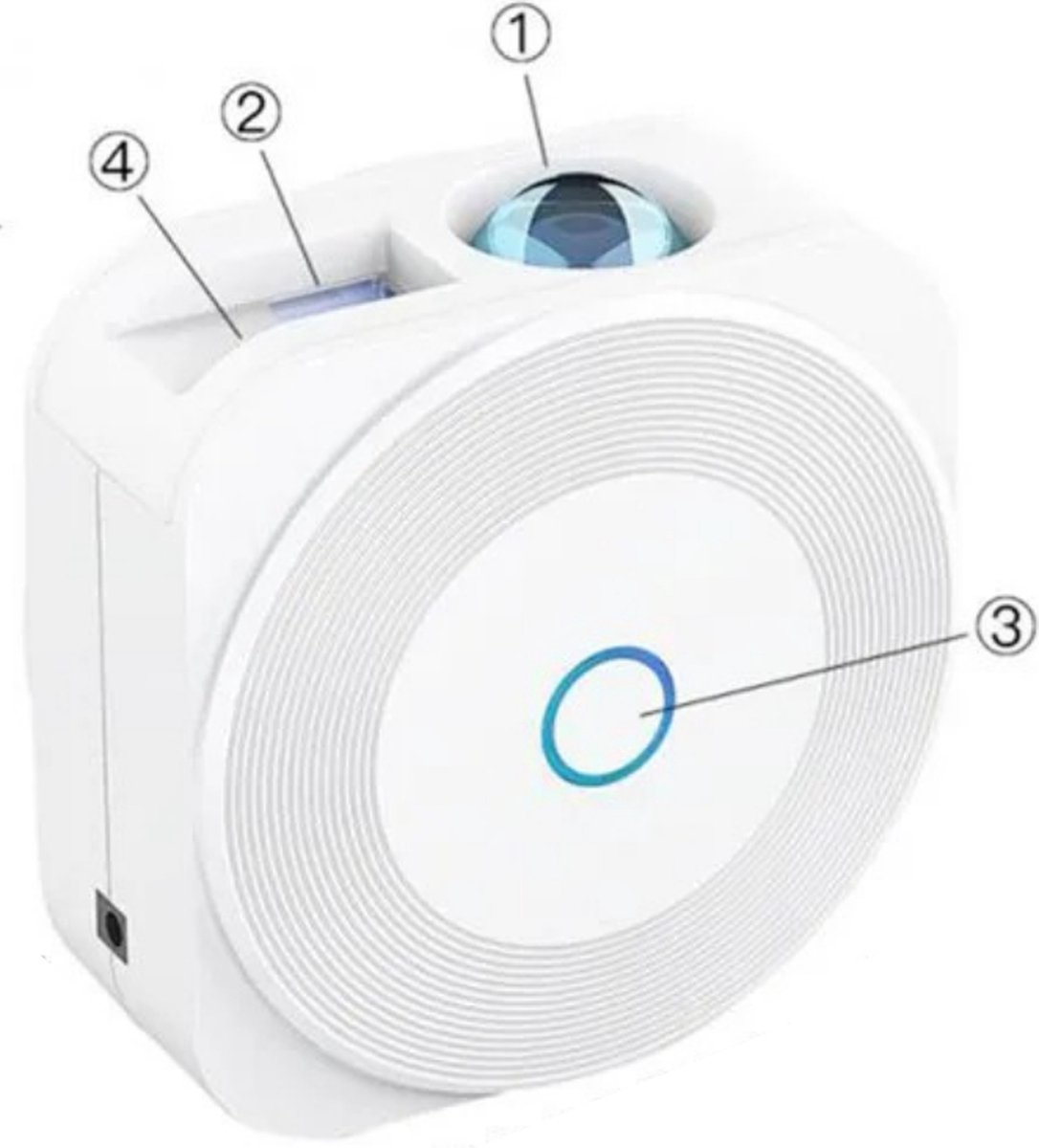 Jemaison® Projector sterrenhemel - Draadloos - Wifi - LED verlichting - USB - App bestuurbaar - Sterrenprojector - Galaxy projector - Sterrenhemel