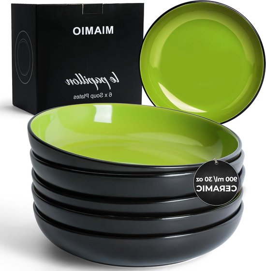 GMUNDNER keramiek soepbord grootte: l = 20 cm x b = 20 cm x h = 4,2 cm strooibloem servies, handgemaakt in Oostenrijk