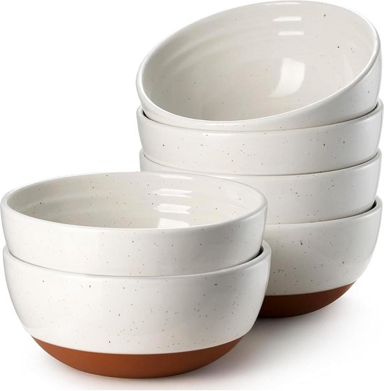 Belle Vous Keramische kommen set 6 stuks - 300 ml kommetjes - Vergelijk