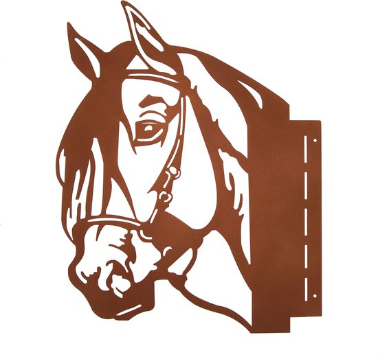UNUS® Boomstekker, tuindecoratie in roestlook paard