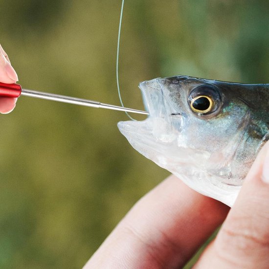 Extracteur D'hameçon Pour Pêche - En Acier Inoxydable, Léger - Outil Pratique Pour Retirer Les Hameçons Facilement - Neuf Sous Emballage