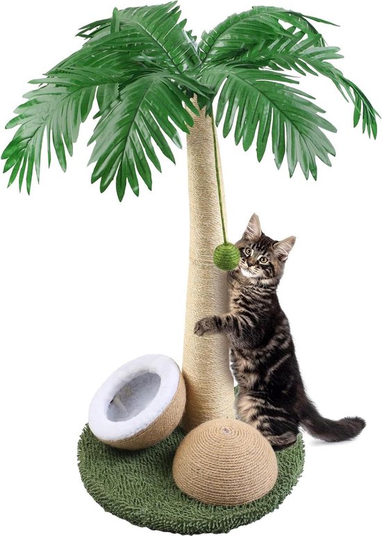Mekidulu Krabpaal Plafondspanner 240-280 Cm - Hoge Kattenboom Met Hangmat, Ruimteschip En Meerdere Etages