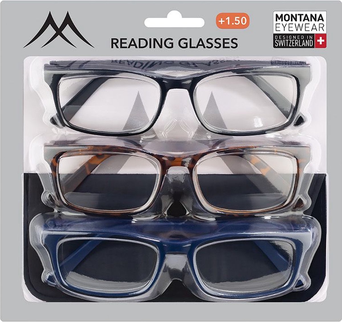 Lunettes De Lecture Montana Magnétiques Dos-nu - Correction +1.0 à +3.5, Unisexe Adulte