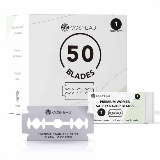 Cosmeau Safety Razor Blades voor Vrouwen