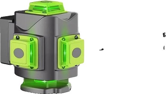 Laserwaterpas 4 x 360°, 4D 16 lijnen verticaal horizontaal