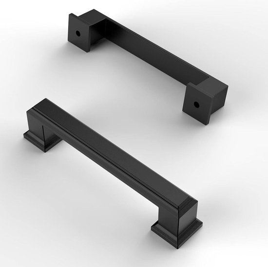 Amerdeco UK0020 Meubelgrepen, 10 stuks, zwart, 128 mm, gatafstand