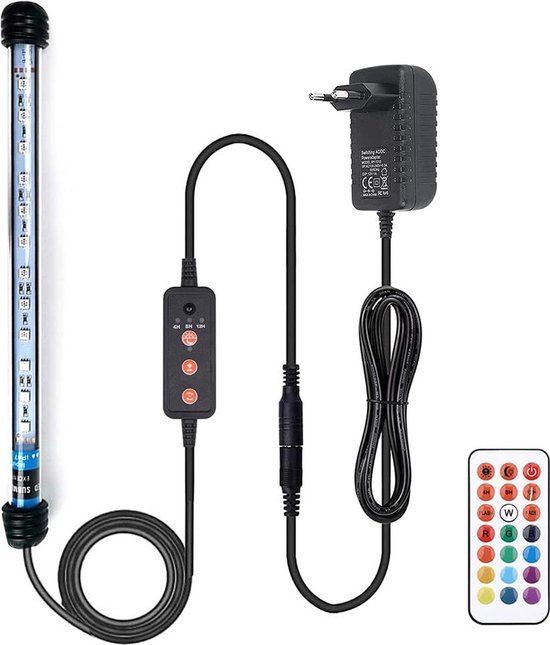 GreenSun Aquariumverlichting, led-aquariumlamp met app-bediening, timer