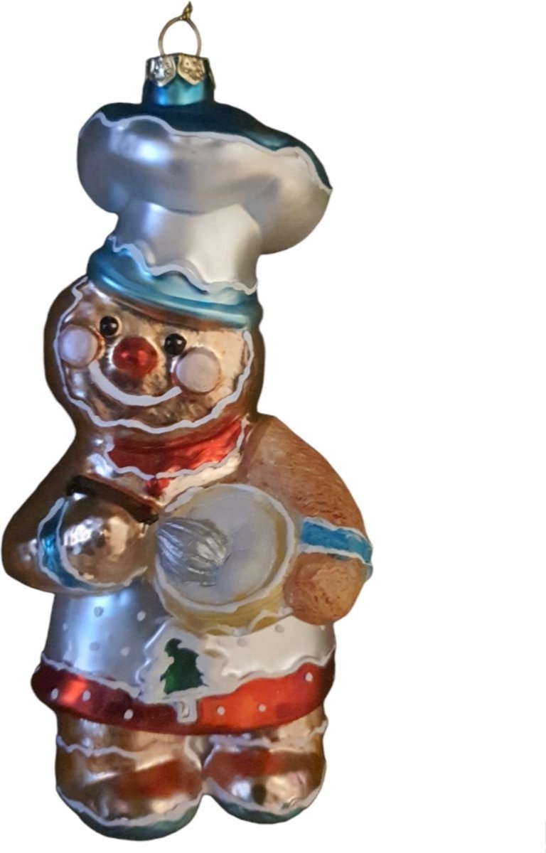 Kersthanger peperkoekbakken decoratieset voor kerst, 2 stuks.