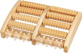 Bol.com Massage Apparaat Voetmassage Roller Hout 10 Rollen Noppen Massage Roller Voeten Ontspanning Natuurlijke Therapie aanbieding