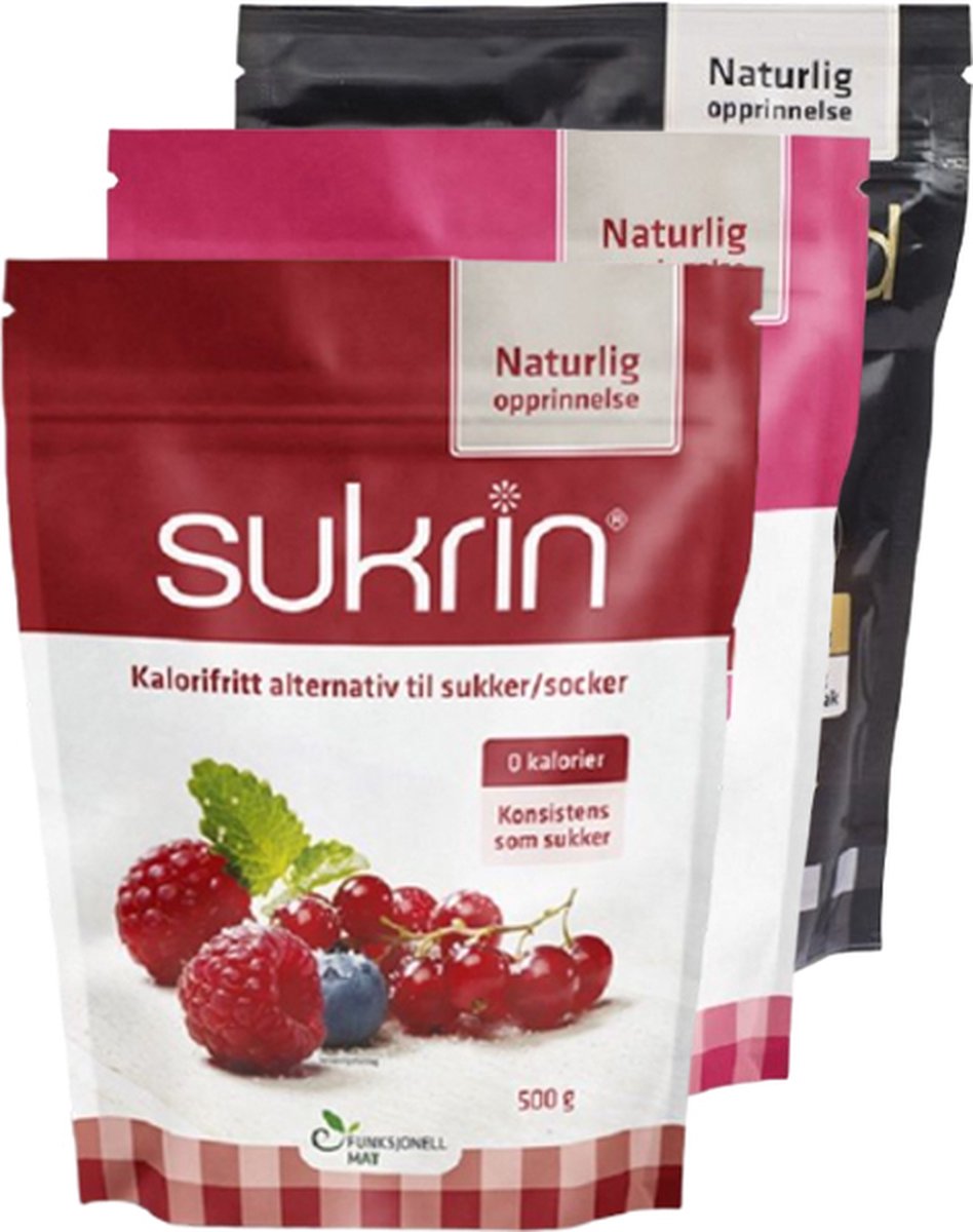 Goedkoopste Sukrin | Suikervervangers | Voordeelpakket | 3 x sukrin