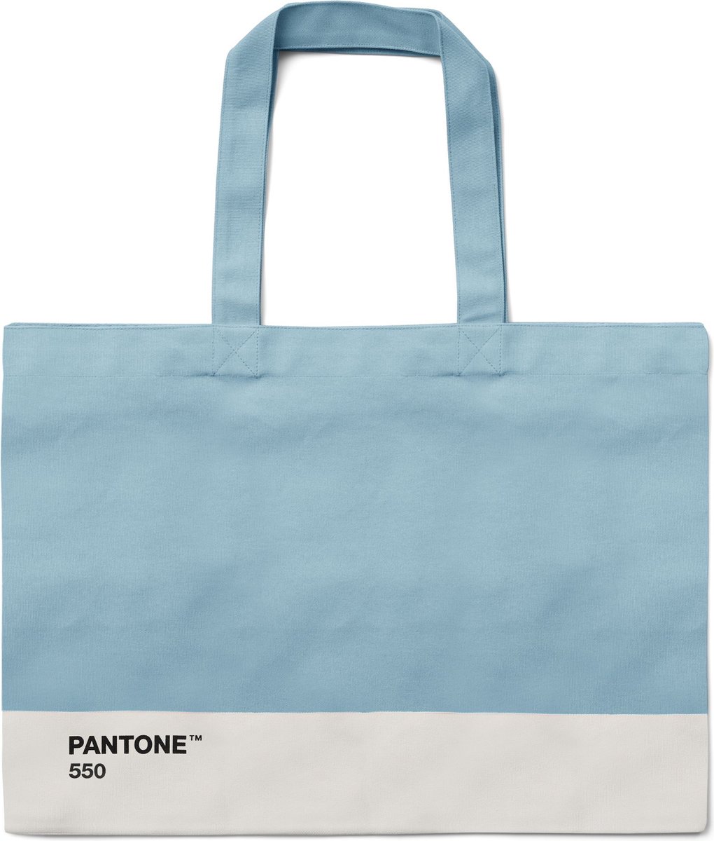 Copenhagen Design - Strandtas - Light Blue 550 - Blauw - Katoen - Canvas