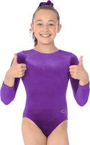 Yeahdor Turnpakje voor meisjes, lange mouwen, balletpakje met strass Yeahdor Turnpakje voor meisjes, lange mouwen, balletpakje met strass