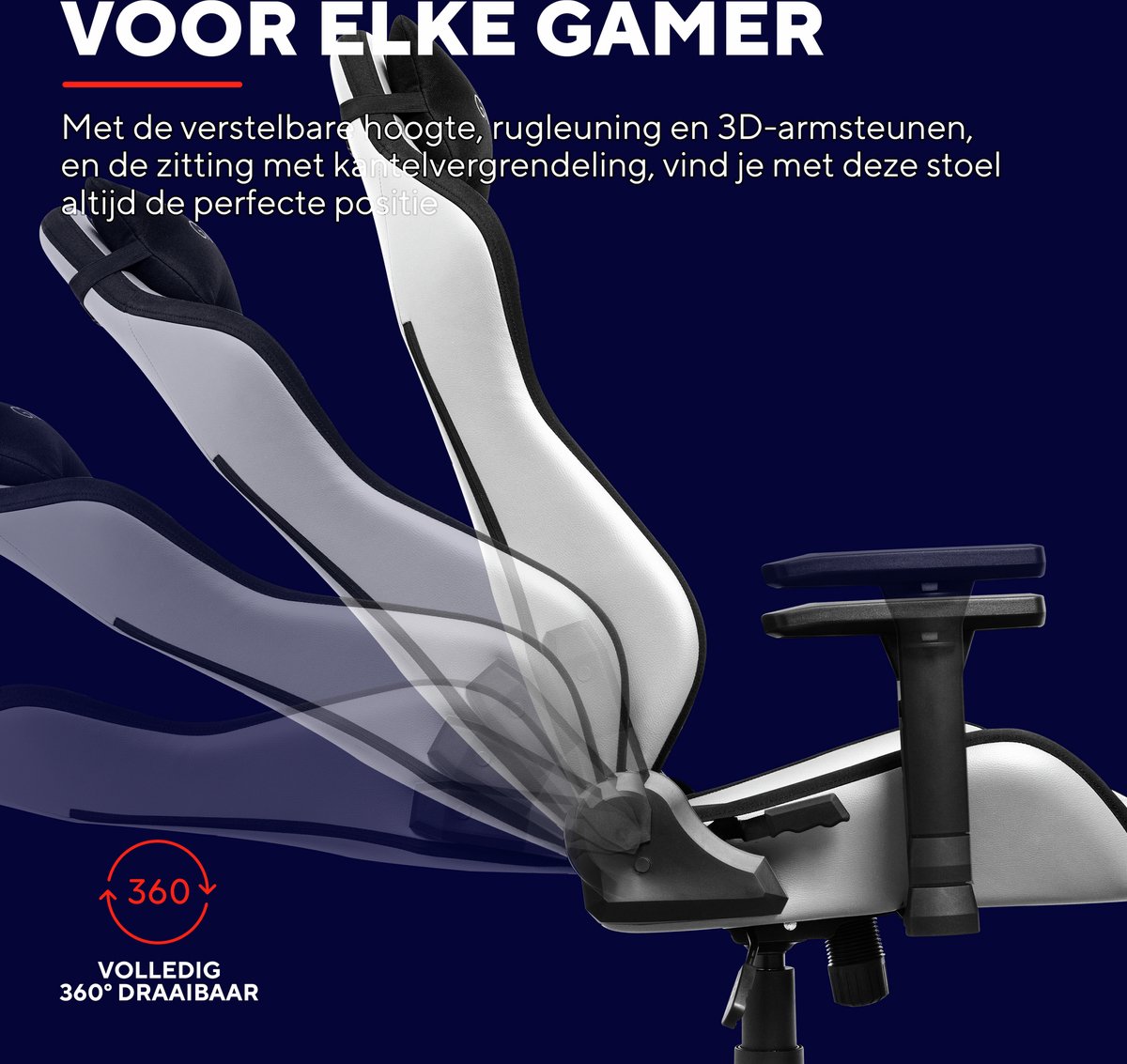 Trust GXT 714W Ruya - Gaming Stoel thumbnail 4