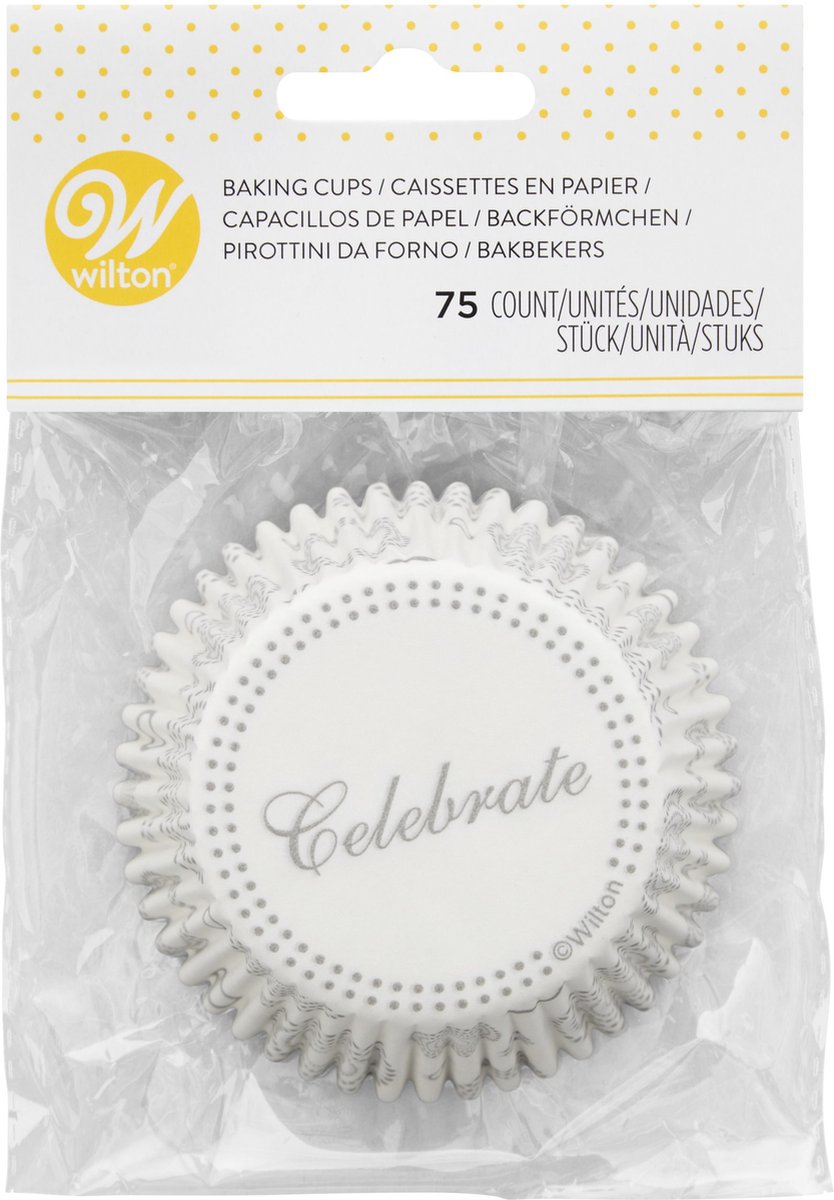 Wilton Muffinförmchen Celebrate 75 Stk