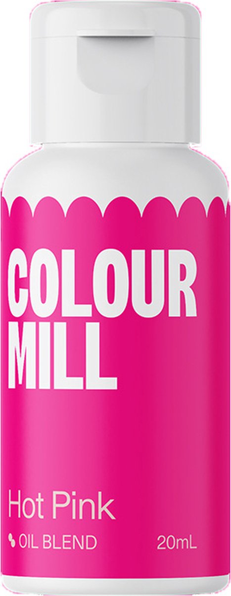 Colour Mill Oil Blend Voedingskleurstof op Oliebasis - Hot Roze - 20ml