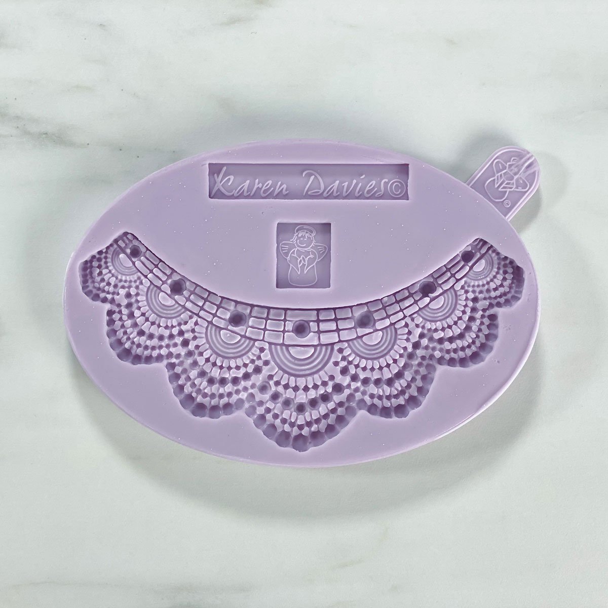 Karen Davies Siliconen Mould - Art Deco Filigree