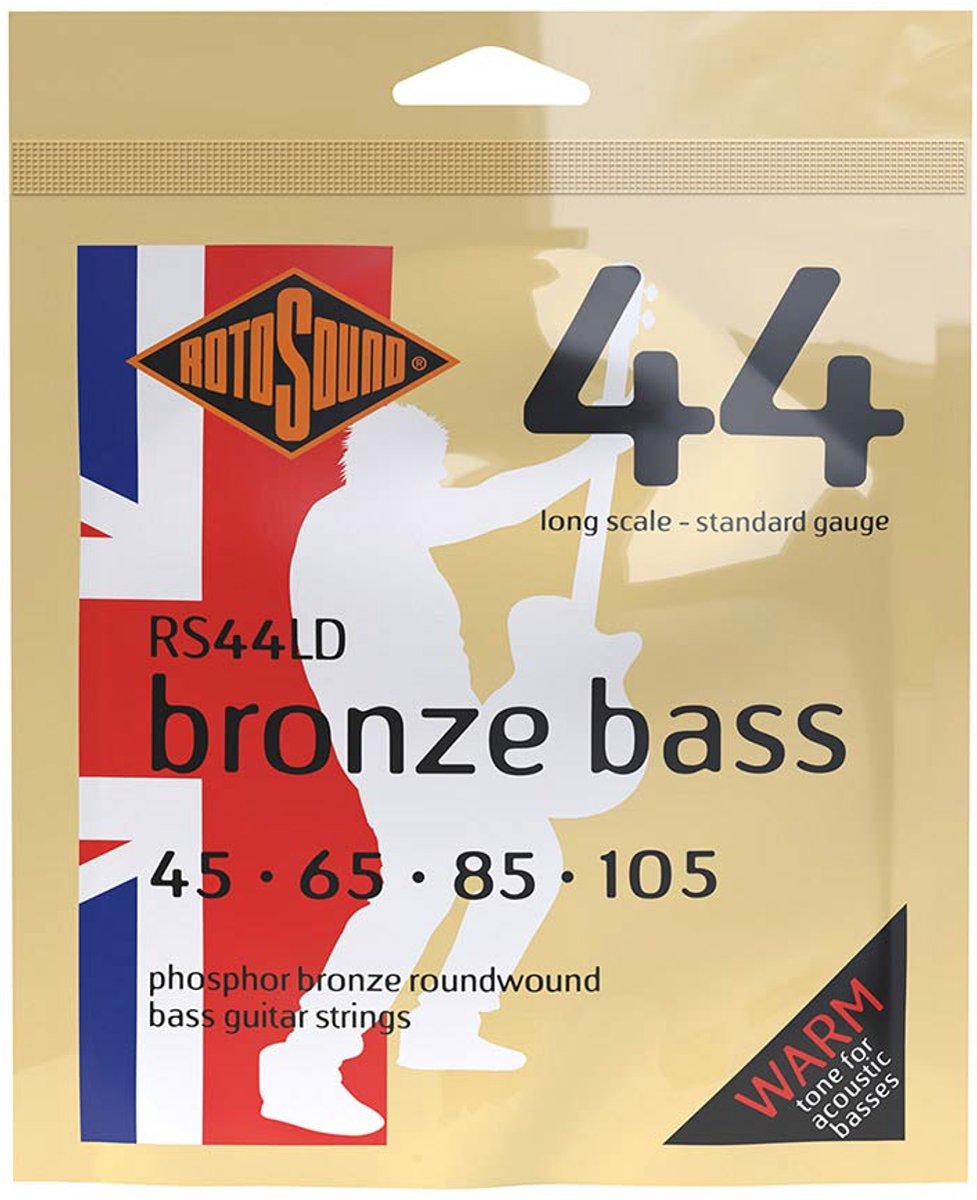 Phosphor Bronze Snarenset Akoestische Bas Standaard Gauge (045-105)