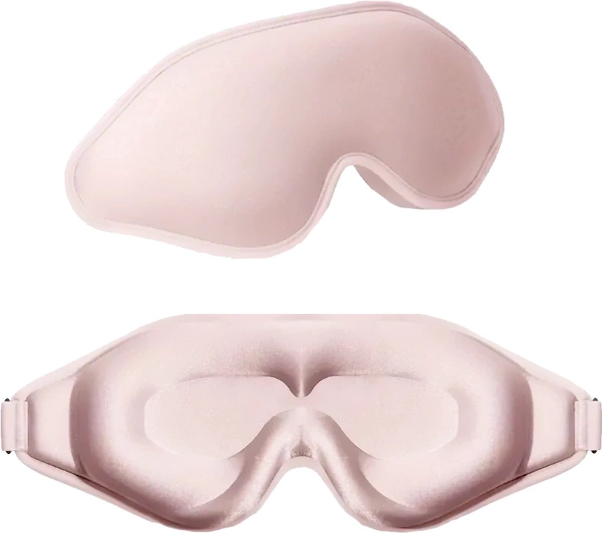 3D Slaapmasker - Lichtroze | Wimper Extentions / Lash Proof Masker | 25 x 10 cm | Fashion Favorite
