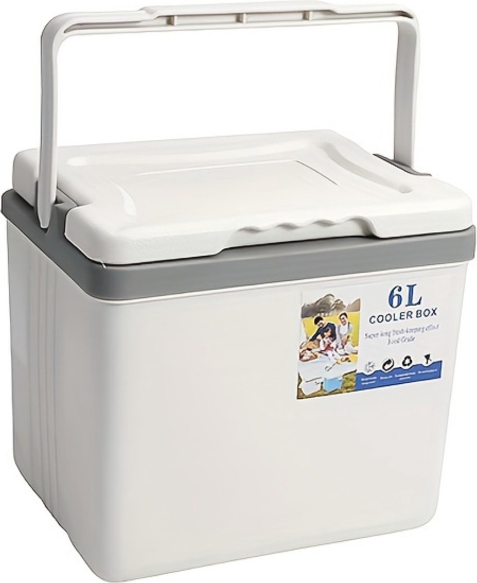 Bovista Koelbox - Koeltas - Frigobox - Autokoelbox - Lichtgewicht - Coolbox - Wielen - Draagbaar - Wit