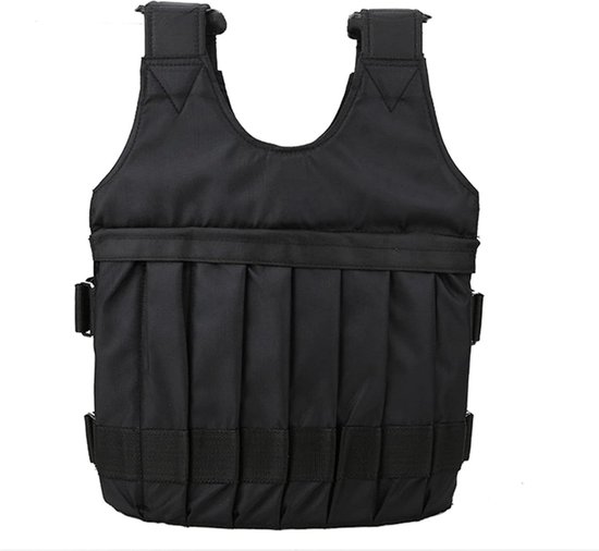 Foto: Verstelbaar verzwaard vest met maximale belasting van 20 kg trainingsvest