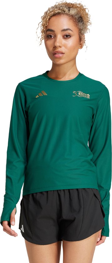 adidas Performance BMW Berlin Marathon 2024 Longsleeve Dames Groen XL bol