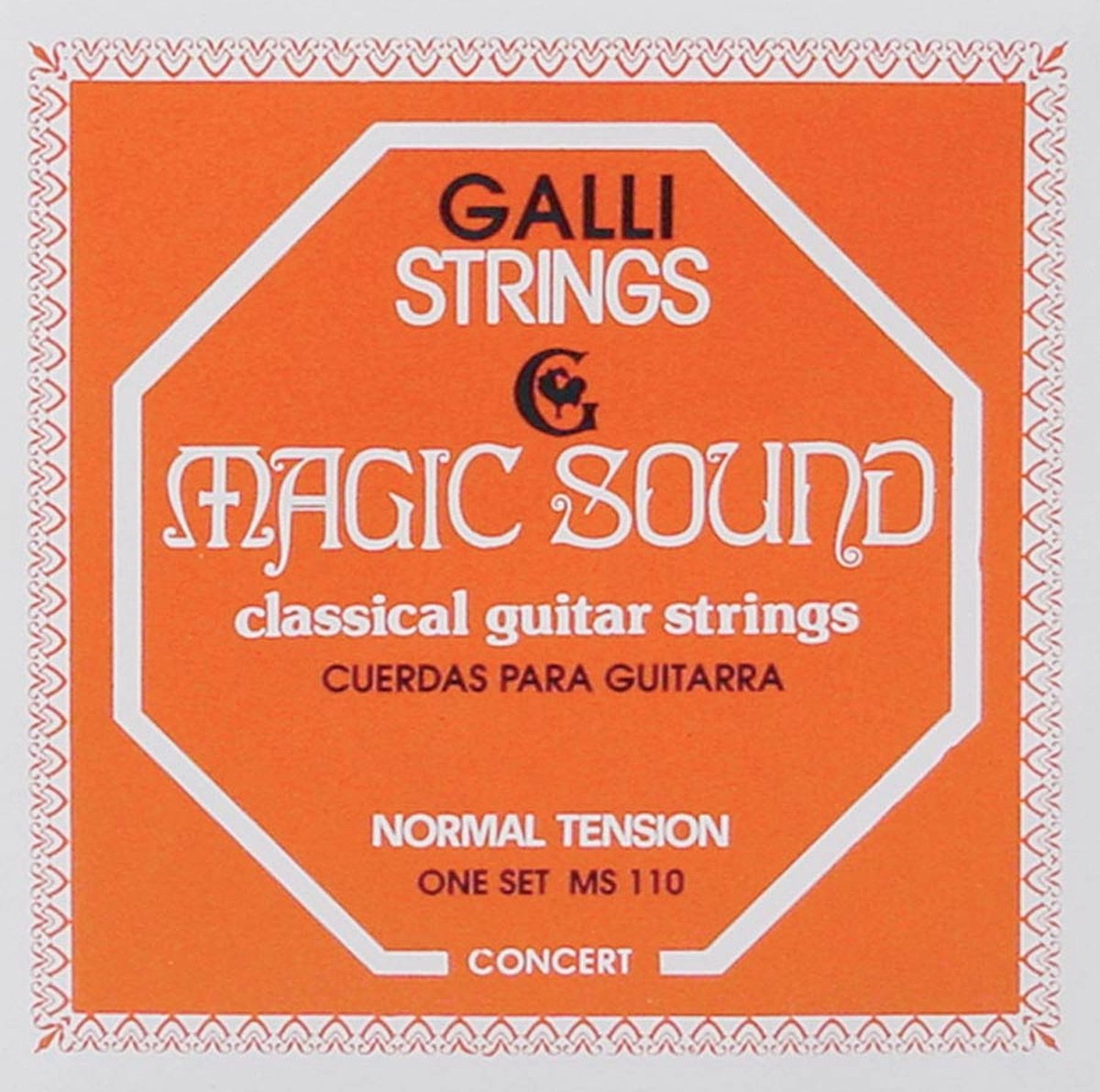 Galli MS-110 Klassieke Gitaarsnaren set, normal tension, 028-032-040-029-034-044