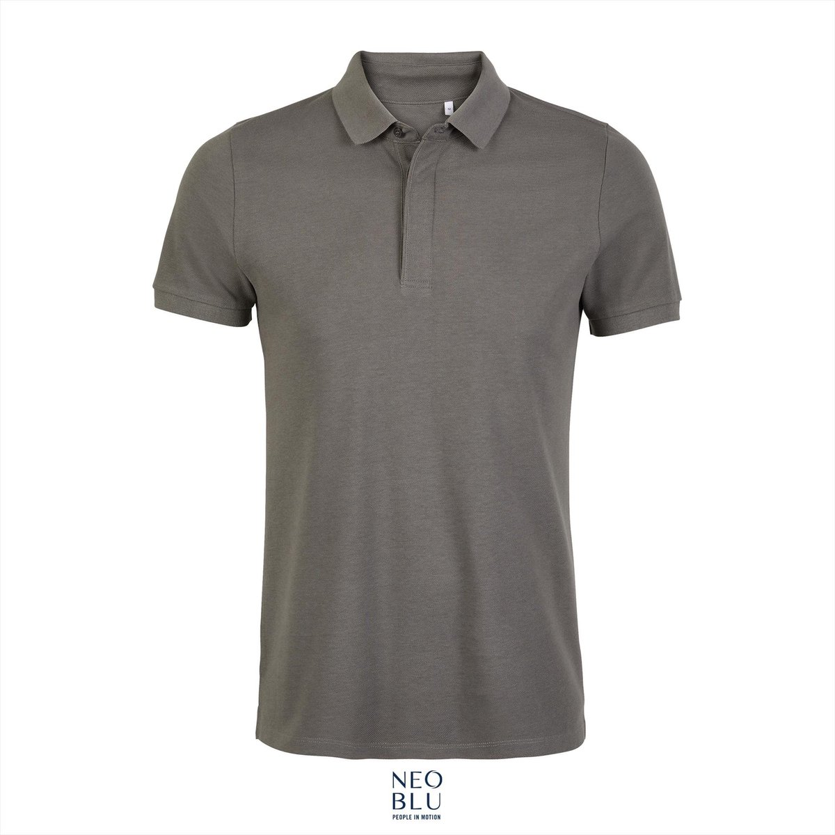 Neoblu Men´s Piqué Polo Shirt Owen NB3188 - Soft Gray - L