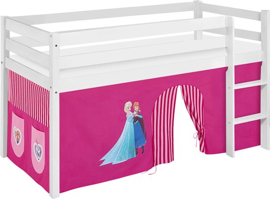 Ondertent Frozen Roze voor halfhoogslaper