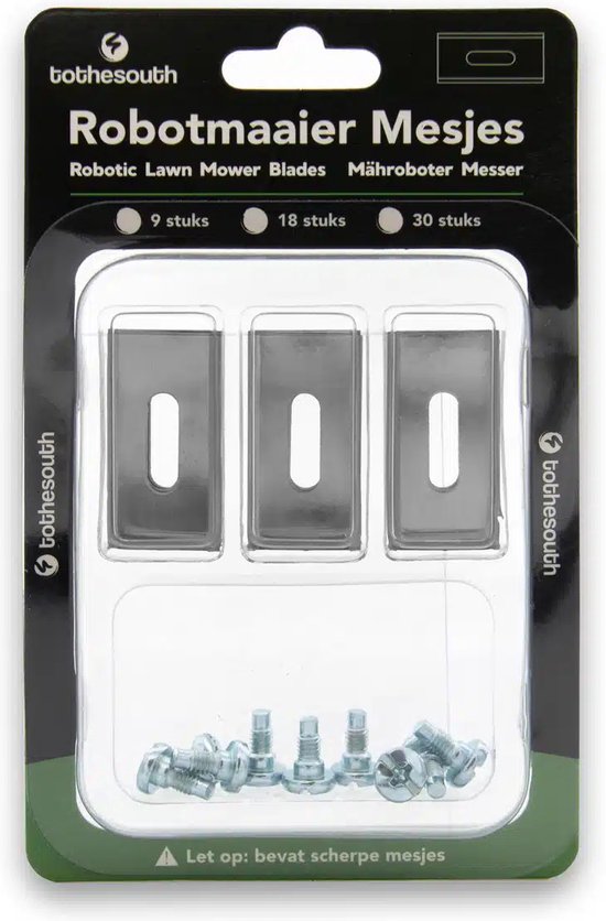 To the South® Endurance Mesjes staal geschikt voor Greenworks Robotmaaiers - 6 stuks van To the South — afbeelding 5