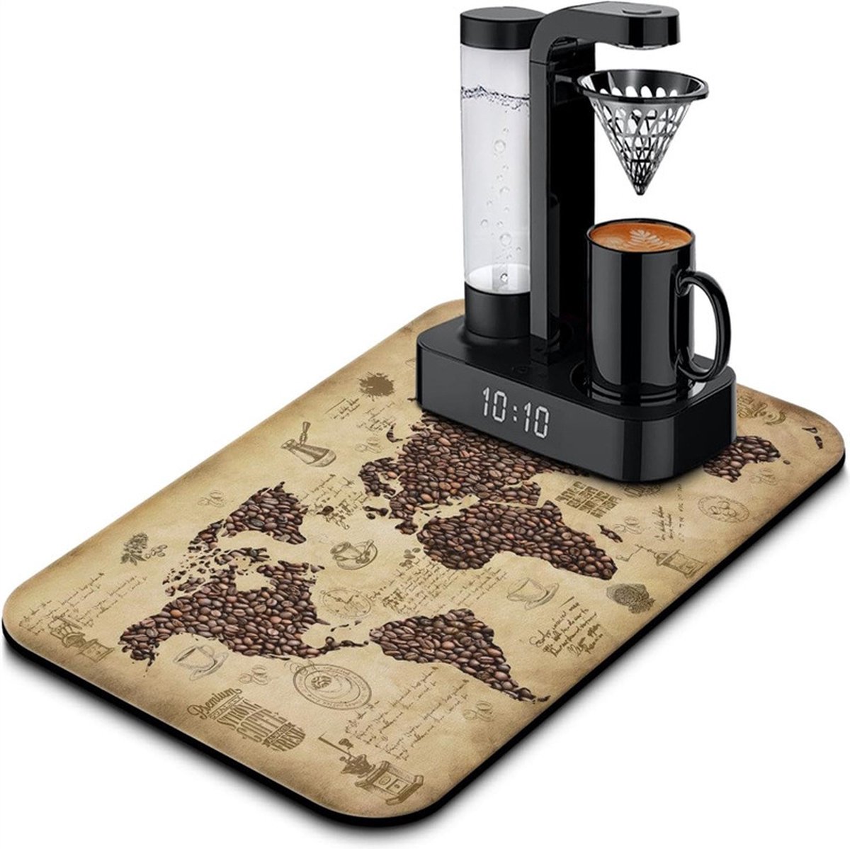 Goedkoopste Keuken Superabsorberend afvoerkussen Keukenwerkblad Verberg vlekken Anti-absorberend kussen Antislip aanrechtbeschermer Gootsteenafvoerkussen Anti-overloopkussen Antislip rubberen achterkant Geschikt voor gerechten Koffiebar Aanrecht