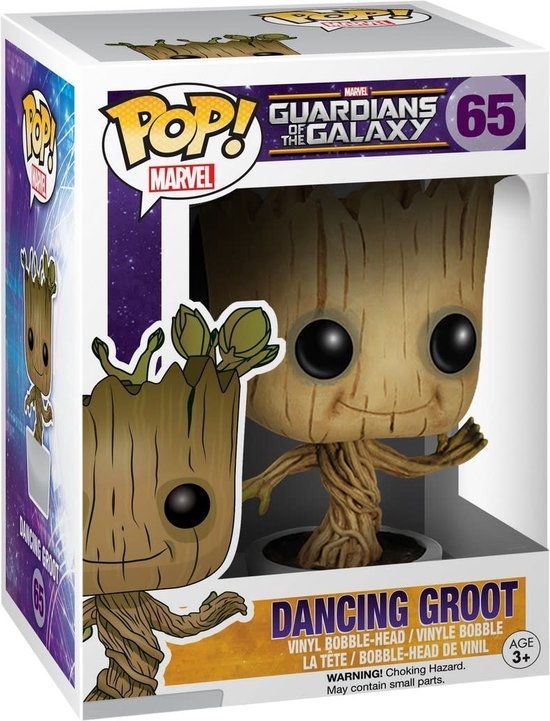 Funko Pop Marvel Guardians Of The Galaxy Dancing Groot - Bobblehead