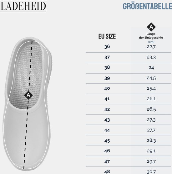 Ladeheid Unisex Clogs Tuinklompen - Tuinschoenen - Lichte - Dames - Heren - Turkoois 6706 - 36 - LA-DW-Xclap