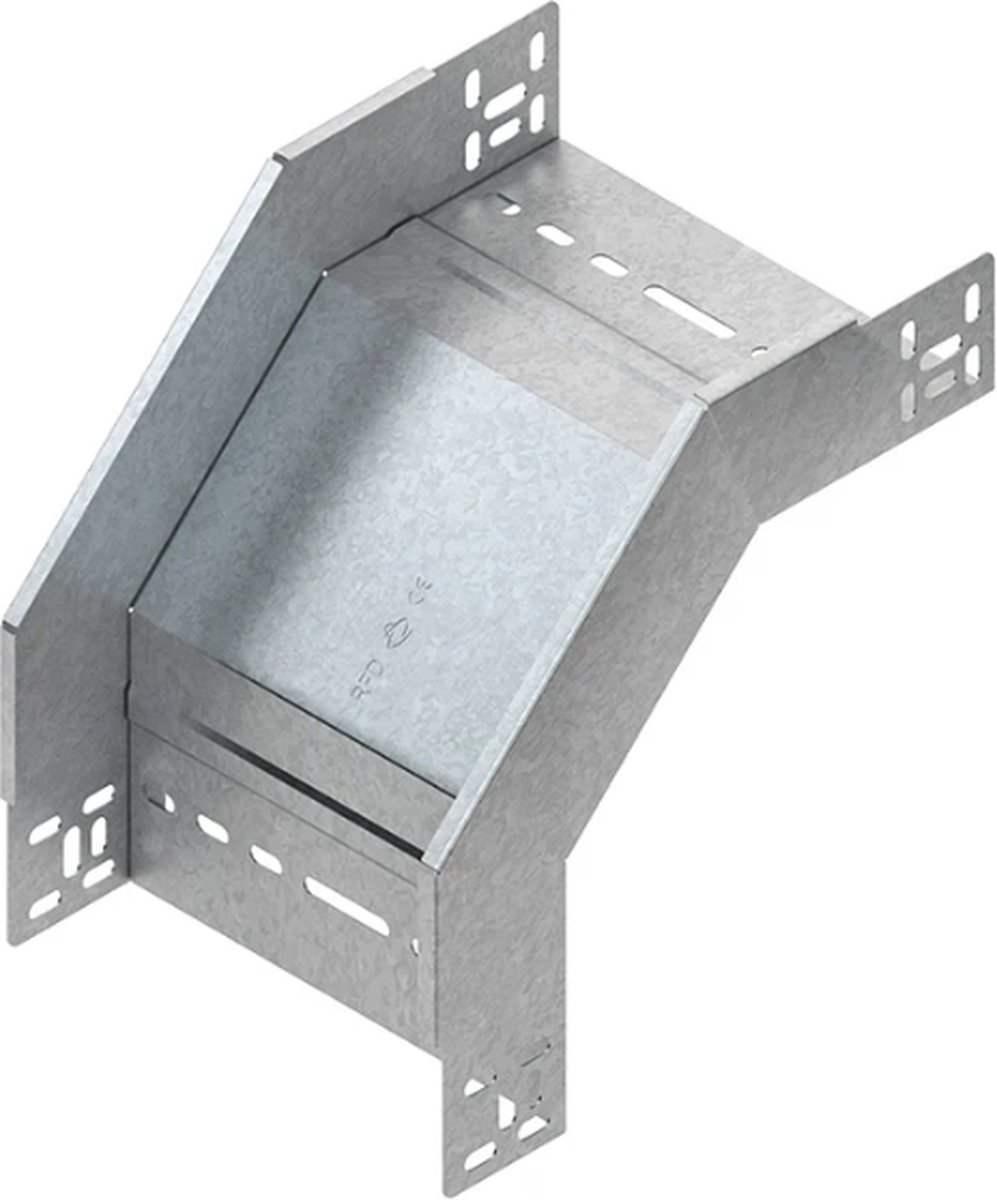 NIEDAX kabelgoot RFD vervalstuk zonder deksel staal 60x250mm (161598)