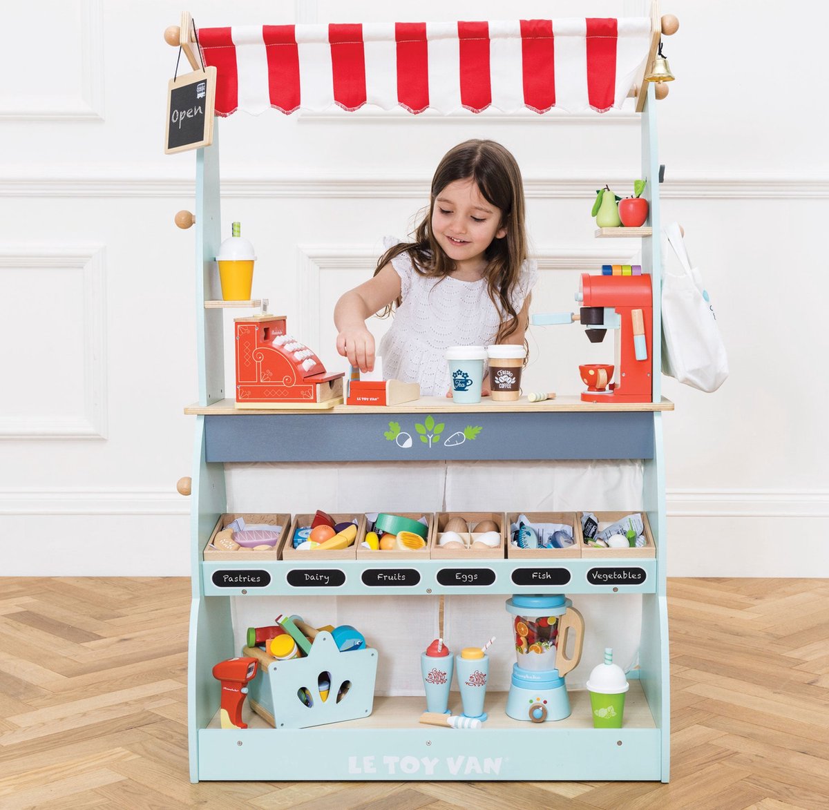Le Toy Van - Eetkaffee en winkeltje Honeybake - Houten kinderkeuken — afbeelding 4