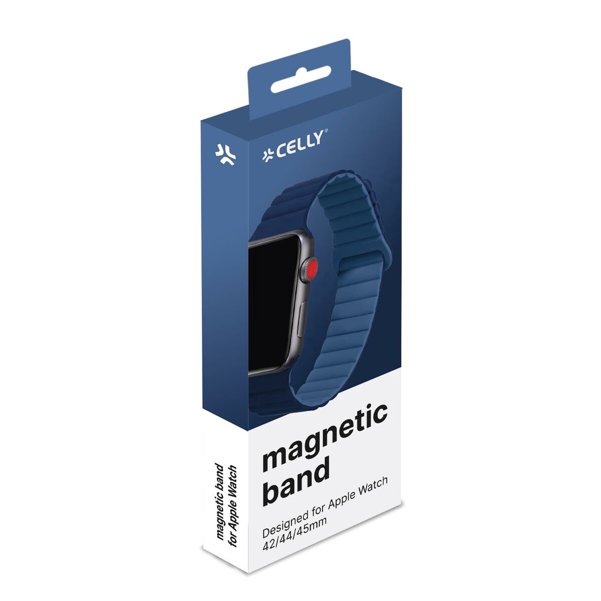 Celly WBANDMAG - Apple Watch Band 42-44-45mm Blue