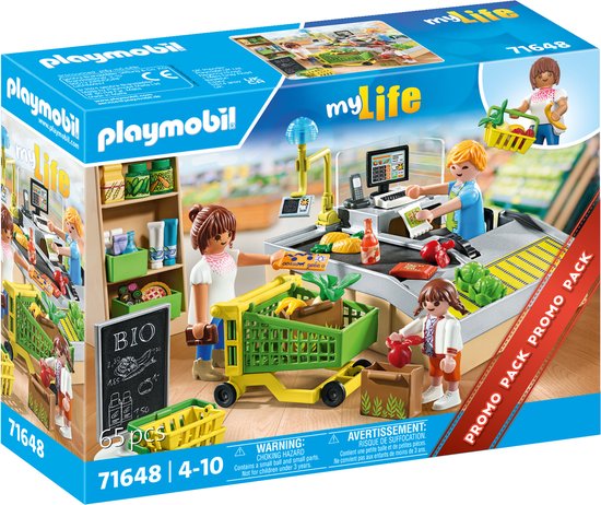 PLAYMOBIL My Life PROMO Supermarché Bio - 71648