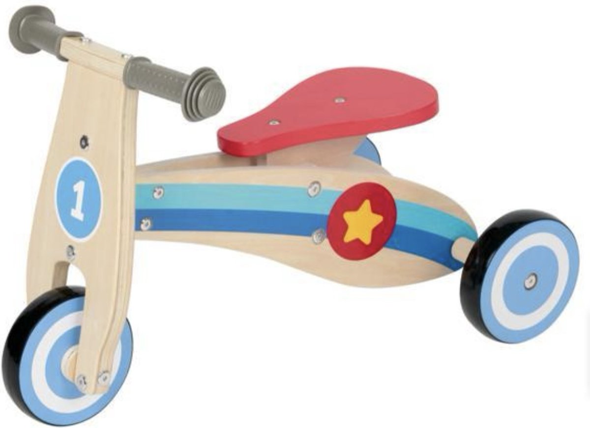 Playtive Houten loopfiets, hobbelpaard of loopwagentje