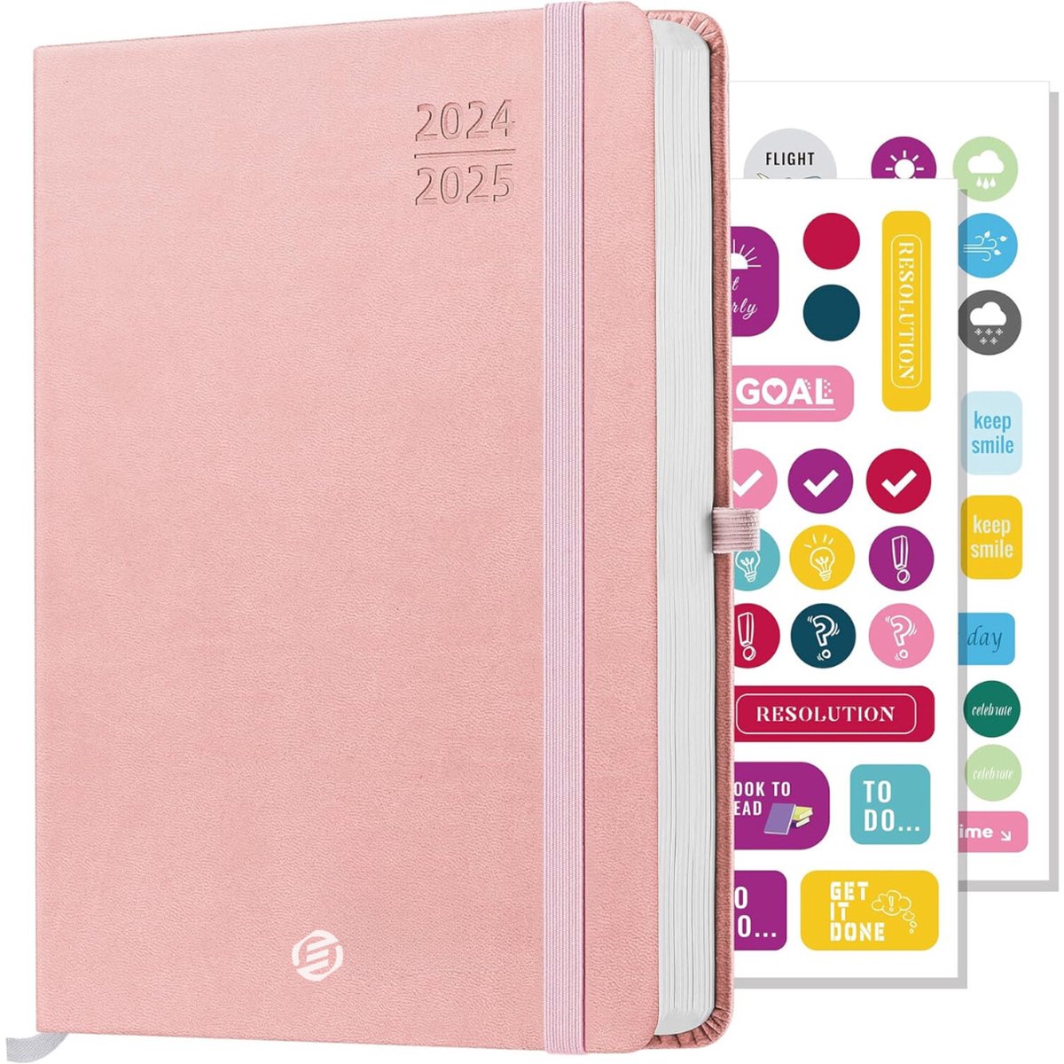 Equivera Weekplanner 2025 - Weekly Planner - Agenda - Kalender - Maandplanner - Famillieplanner