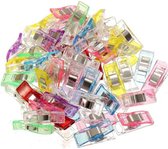 Joyage Stofklemmen wonderclips - Naaiclips 60 stuks - Kopspelden vervanger - Clips naaien – Naaien accessoires volwassenen – Naai accesoires - Wonderclips - Hobby en creatief volwassenen - Kado vrouwen - Vrouwen cadeautjes - Naai klemmen