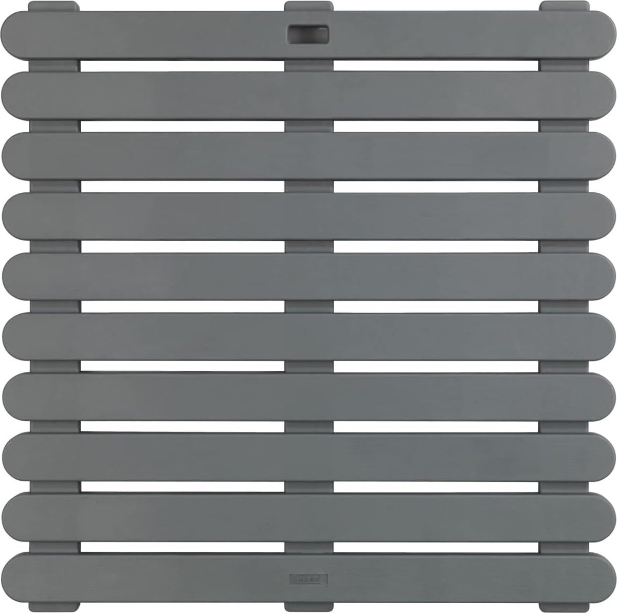 Douchemat binnen & buiten grijs 55 x 55 cm